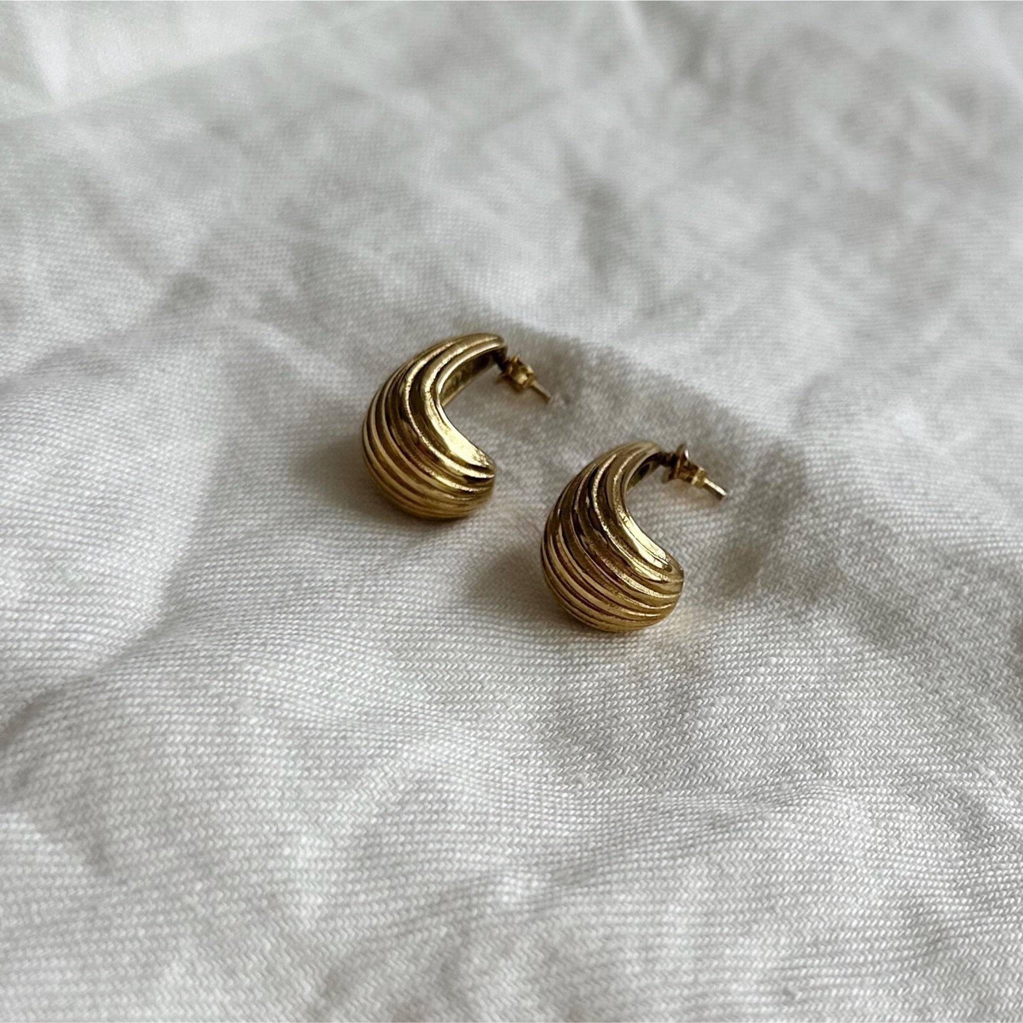 Aurora Striped Drop Earrings